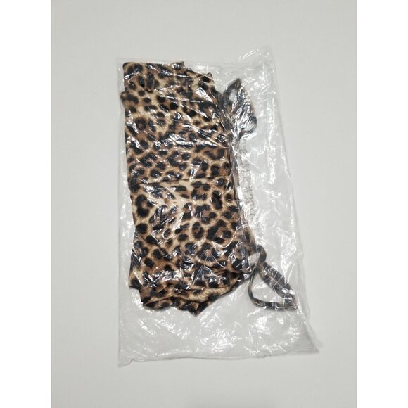 ABSOLUTLY LOVE‎ IT !! Leopard Print Cami Romper In Brown - Size Medium - Picture 5 of 5